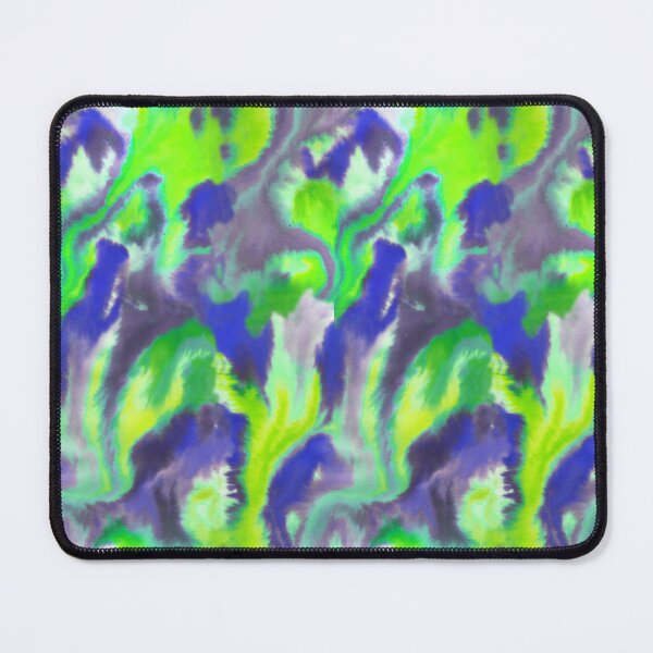 Item preview, Ink fusion water effect acid green designed and sold by Alessandro Remo Mazzoni Remotextiles.
