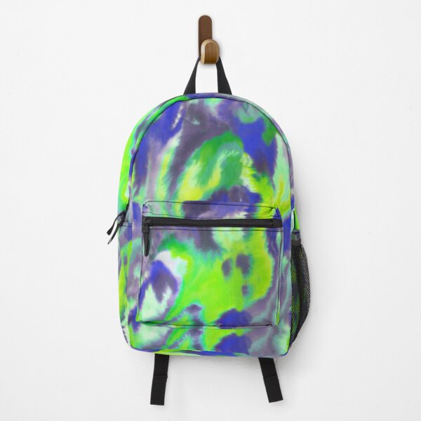 Item preview, Ink fusion water effect acid green designed and sold by Alessandro Remo Mazzoni Remotextiles.