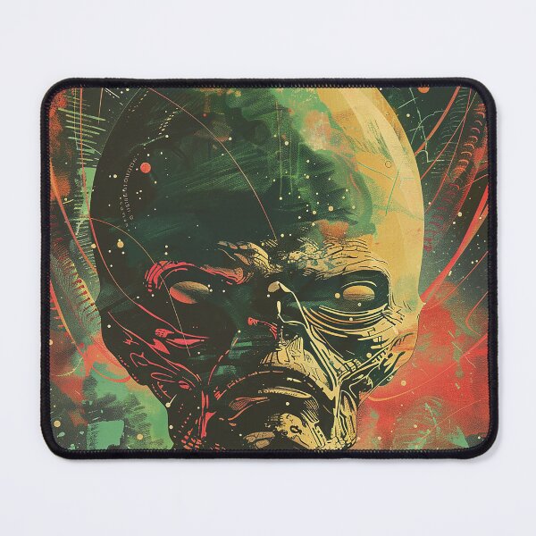 Item preview, Vintage Alien, Sci-Fi Art designed and sold by nomiraclehere.
