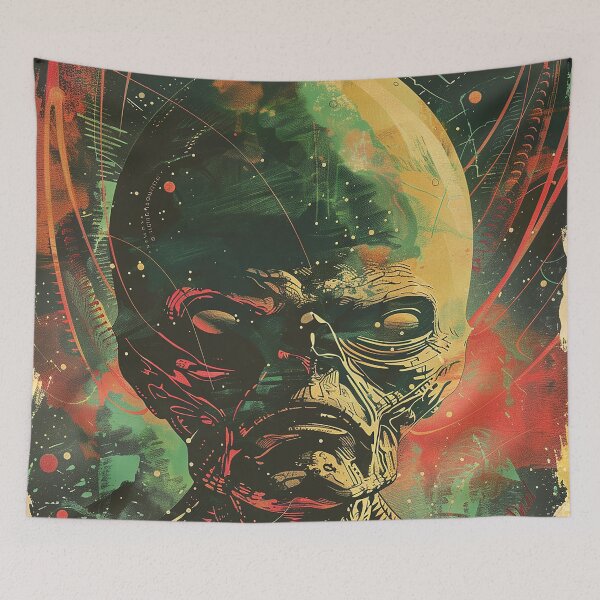 Item preview, Vintage Alien, Sci-Fi Art designed and sold by nomiraclehere.