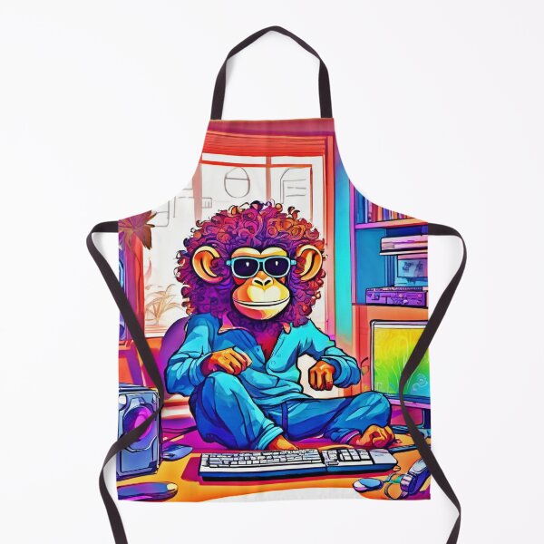 Item preview, Chill Monkey Gaming Setup designed and sold by Health And Fitness Posts e-Store.