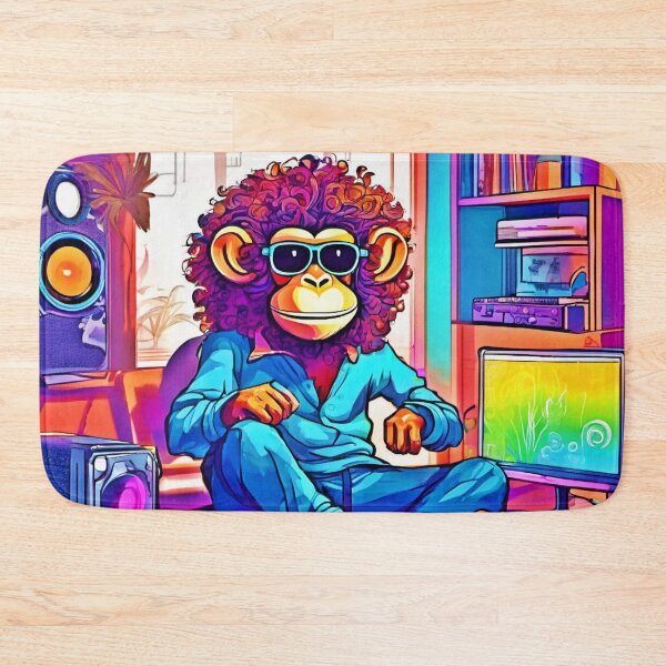 Item preview, Chill Monkey Gaming Setup designed and sold by Health And Fitness Posts e-Store.