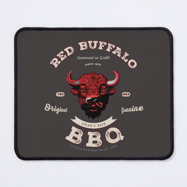 Item preview, Red Buffalo BBQ designed and sold by never-still.