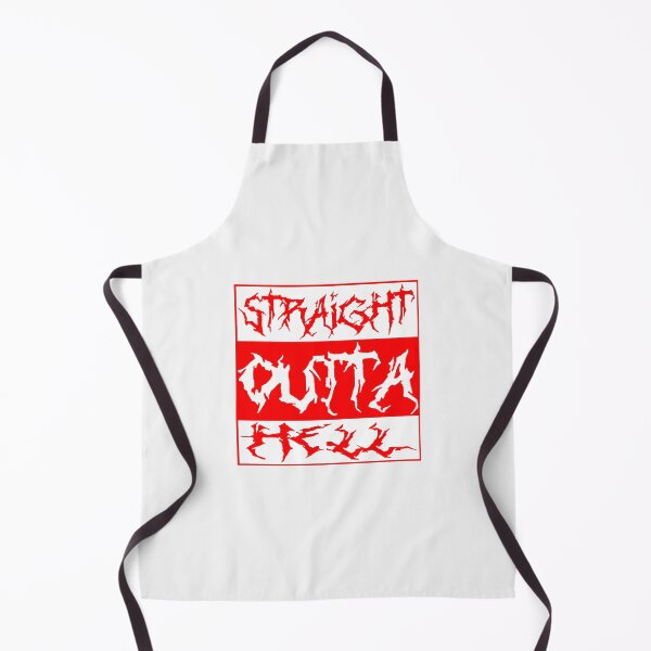 Item preview, Straight Outta Hell; designed and sold by StickerApe.