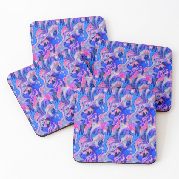 Item preview, Ink fusion water effect purple designed and sold by Alessandro Remo Mazzoni Remotextiles.