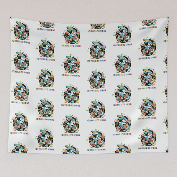 Item preview, Bunny Cyclist Celebrating Springtime Easter designed and sold by Galusik.