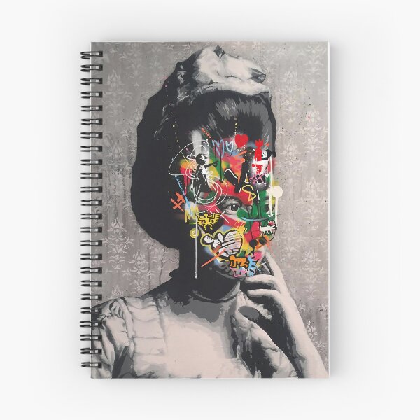 Item preview, Defaced by Graffiti - Woman Classic Portrait Painting Banksy designed and sold by WE-ARE-BANKSY.