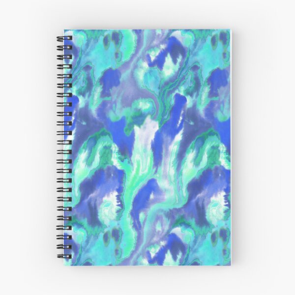 Item preview, Ink fusion water effect blue designed and sold by Alessandro Remo Mazzoni Remotextiles.