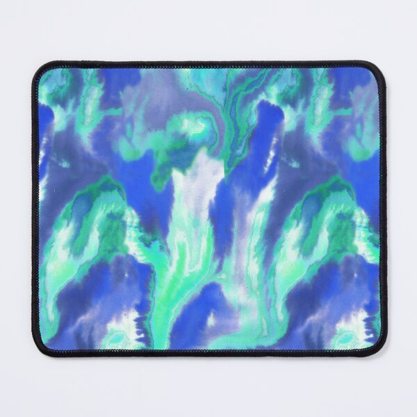 Item preview, Ink fusion water effect blue designed and sold by Alessandro Remo Mazzoni Remotextiles.