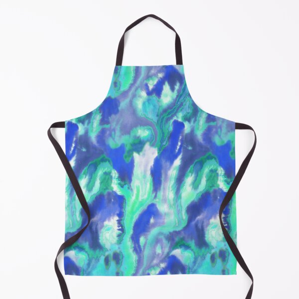 Item preview, Ink fusion water effect blue designed and sold by Alessandro Remo Mazzoni Remotextiles.