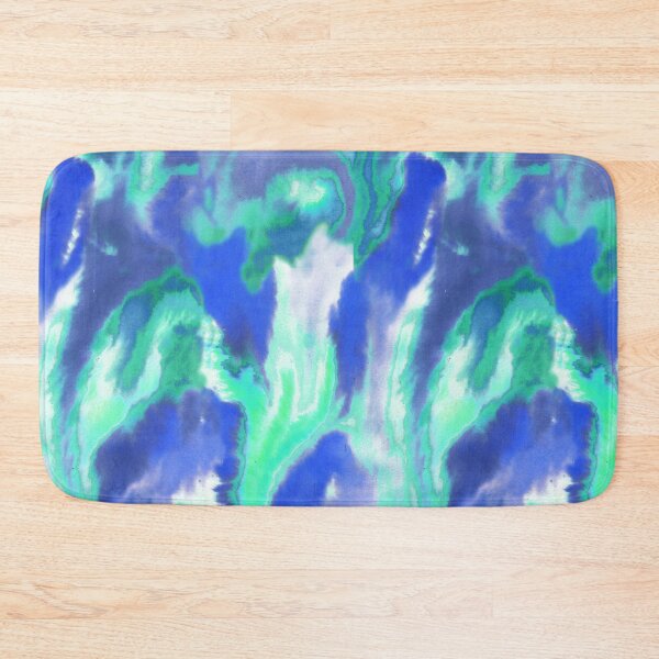 Item preview, Ink fusion water effect blue designed and sold by Alessandro Remo Mazzoni Remotextiles.