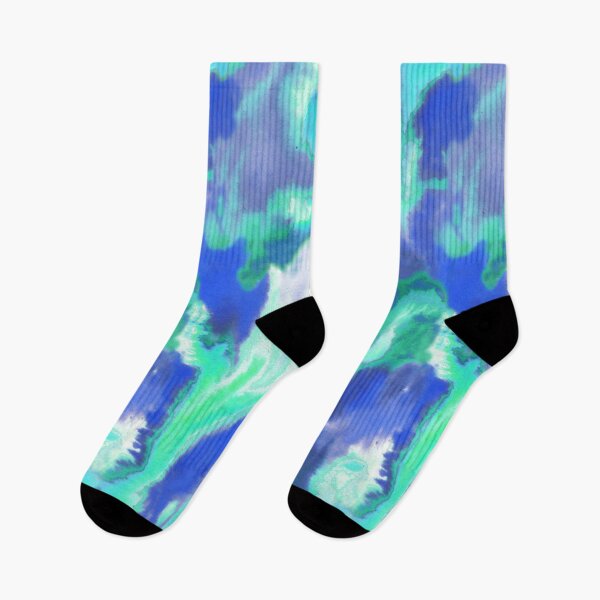Item preview, Ink fusion water effect blue designed and sold by Alessandro Remo Mazzoni Remotextiles.