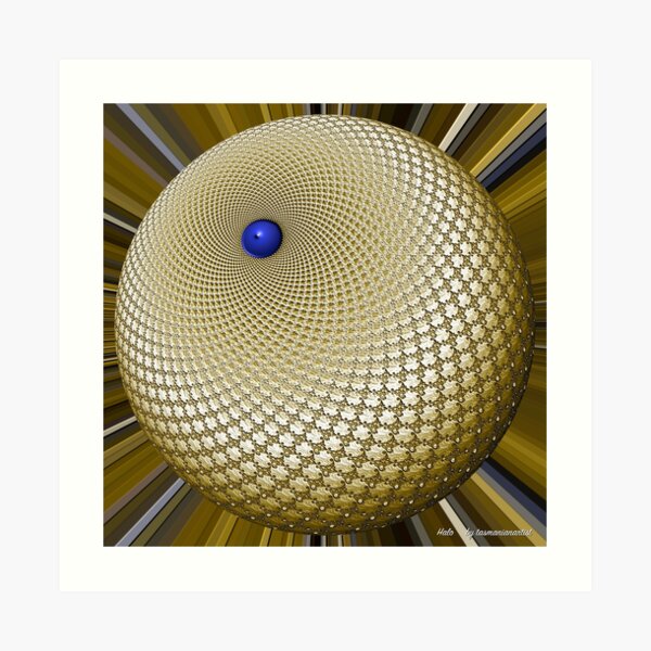 D1G1TAL-M00DZ ~ GALLIMAUFRY ~ Halo-1 by tasmanianartist Art Print