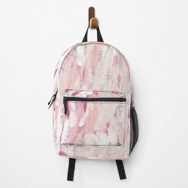 Item preview, "Innocence in Numbers" - Pink and White Motion Abstract Lines designed and sold by pngrktes-art.