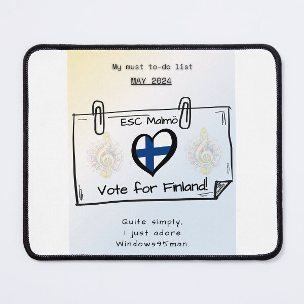 Item preview, EUROVISION SONG CONTEST 2024, VOTE FOR FINLAND designed and sold by CreativeBizarre.