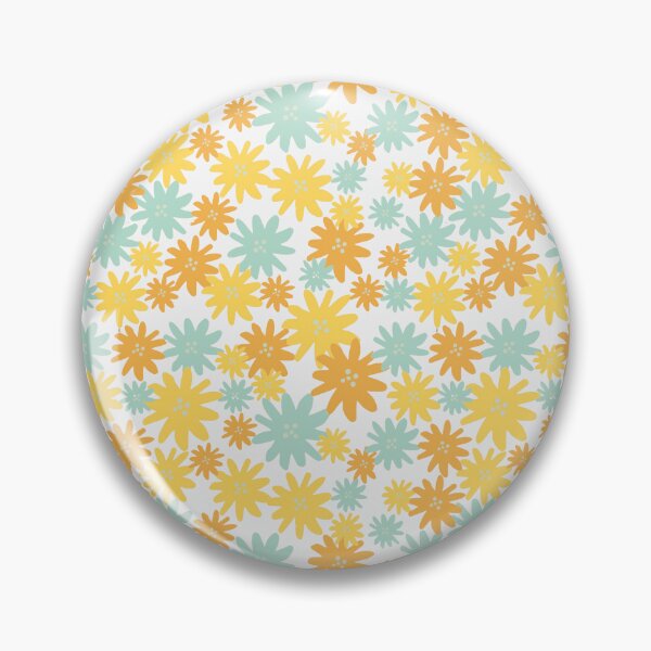 Item preview, Yellow & Blue  Flower ; Bohemian Pattern designed and sold by PatternInArt.