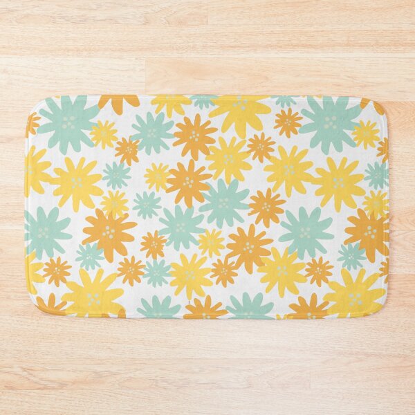 Item preview, Yellow & Blue  Flower ; Bohemian Pattern designed and sold by PatternInArt.