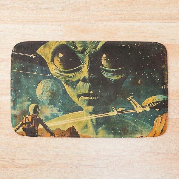 Item preview, Vintage Alien, Sci-Fi Art designed and sold by nomiraclehere.