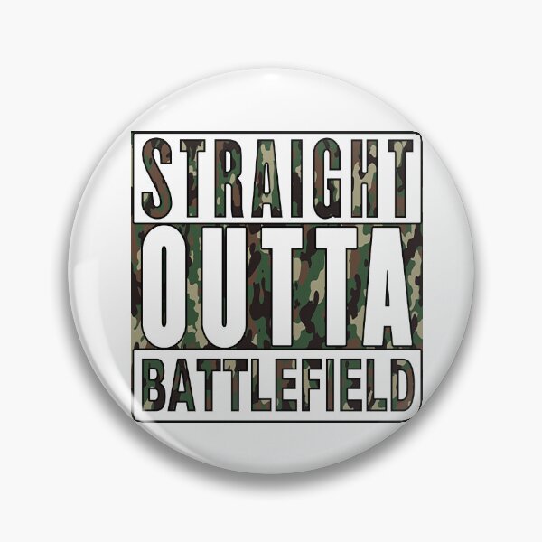 Item preview, Straight Outta Battlefield;  designed and sold by StickerApe.