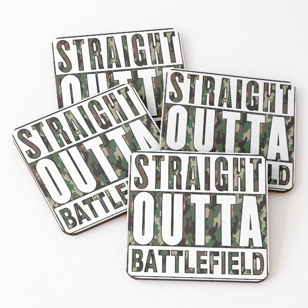 Item preview, Straight Outta Battlefield;  designed and sold by StickerApe.