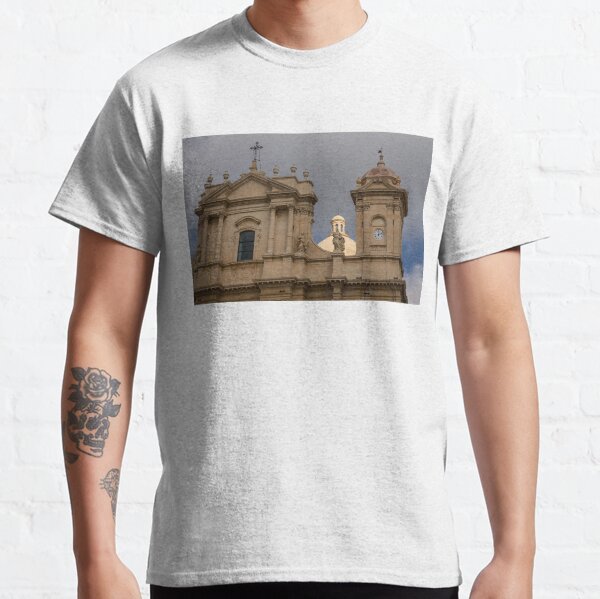 Perfectly Placed Ray of Sunshine - Noto Cathedral Saint Nicholas of Myra Classic T-Shirt
