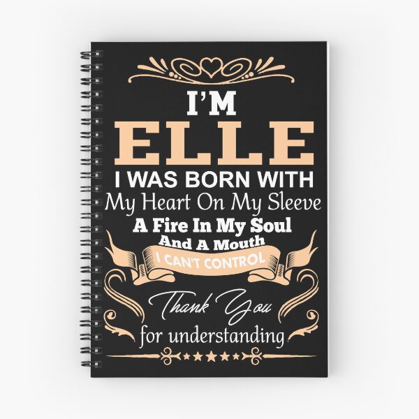 Artikelvorschau, Definition des Mädchennamens Elle entworfen und verkauft von Share-me.