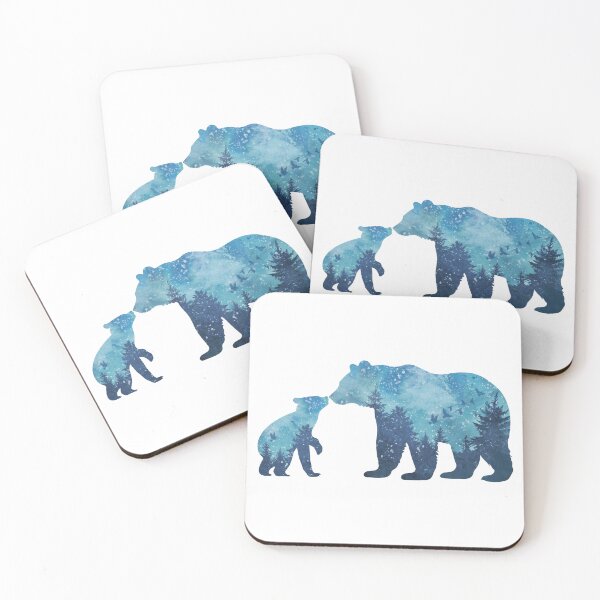 Item preview, Starry Skies, Mama Bear Watercolor designed and sold by Erica Leigh.