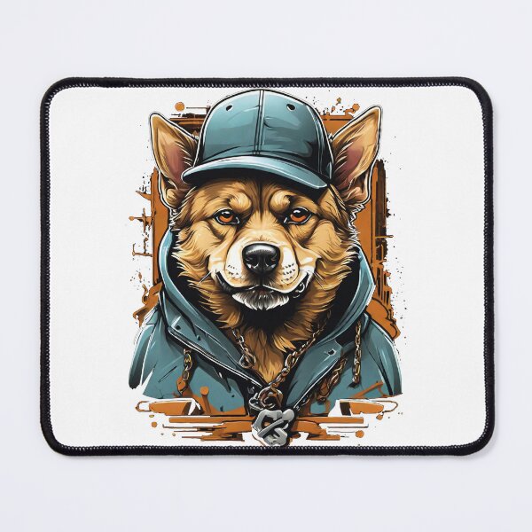 Item preview, gangsta dog cartoon designed and sold by StellarValor.