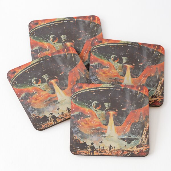 Item preview, Vintage Alien, Sci-Fi Art designed and sold by nomiraclehere.