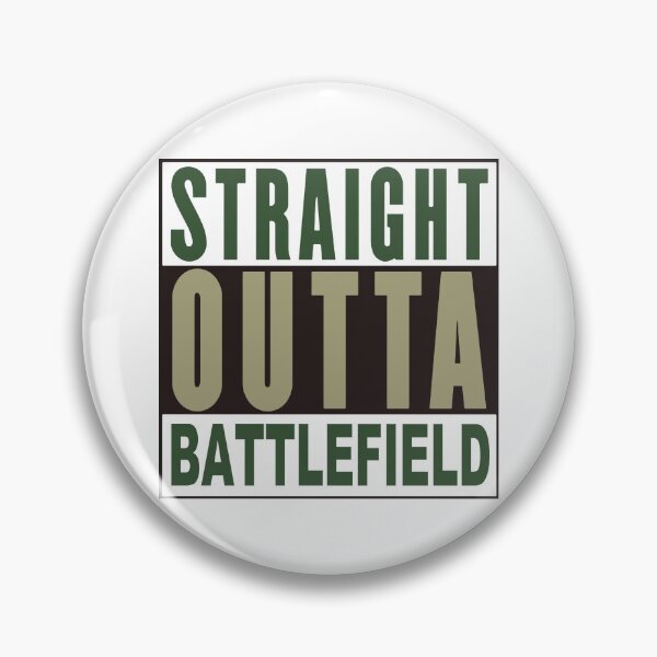 Item preview, Straight Outta Battlefield;  designed and sold by StickerApe.