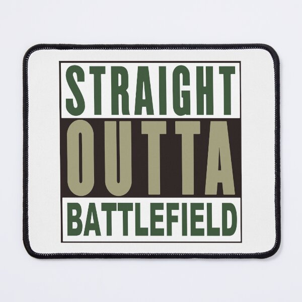 Item preview, Straight Outta Battlefield; designed and sold by StickerApe.