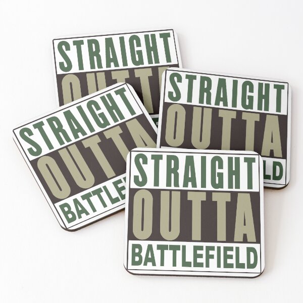 Item preview, Straight Outta Battlefield;  designed and sold by StickerApe.