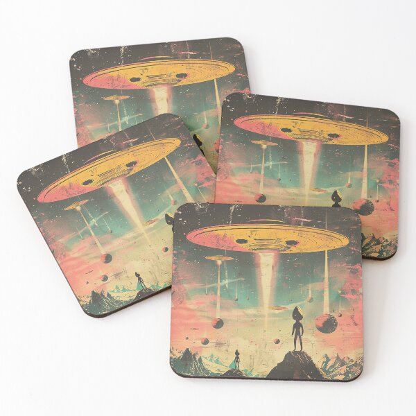 Item preview, Vintage Alien, Sci-Fi Art designed and sold by nomiraclehere.