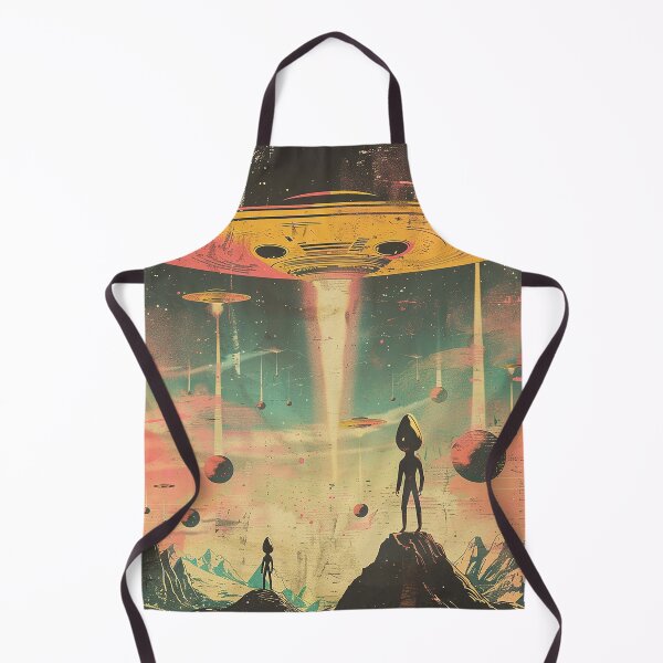 Item preview, Vintage Alien, Sci-Fi Art designed and sold by nomiraclehere.