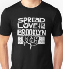 Spread Love it's The Brooklyn Way Slim Fit T-Shirt