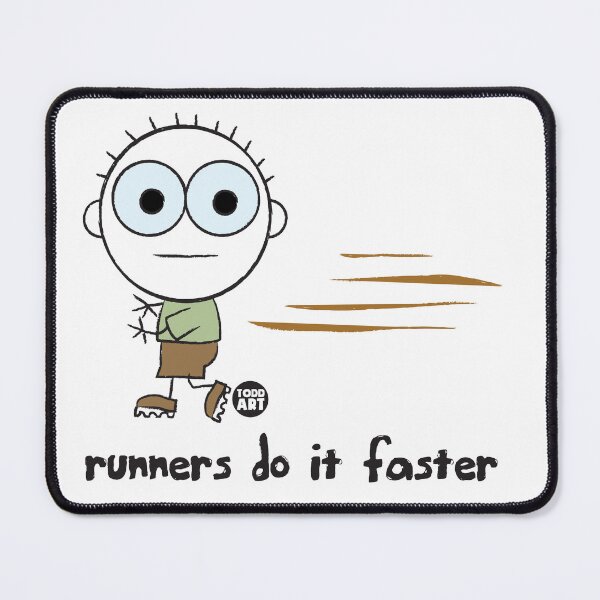 Item preview, HAPPY CAMPER - RUNNERS FASTER designed and sold by TODD GOLDMAN.
