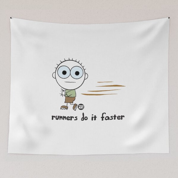 Item preview, HAPPY CAMPER - RUNNERS FASTER designed and sold by TODD GOLDMAN.