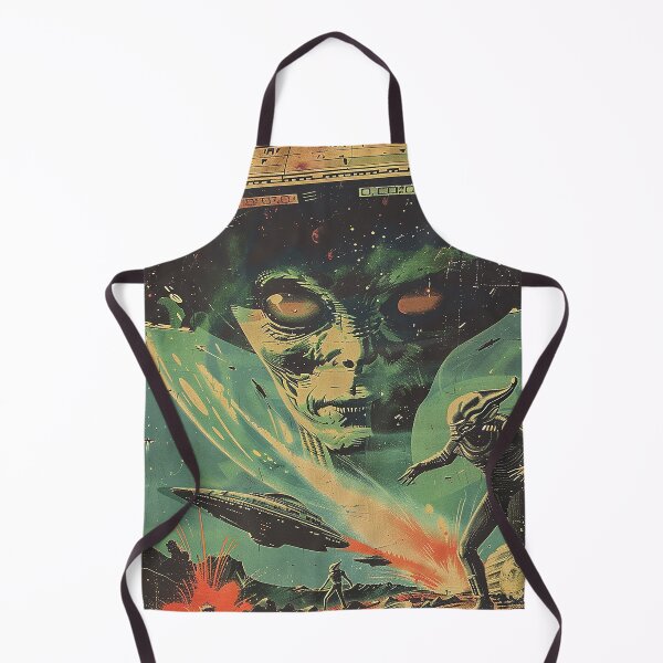 Item preview, Vintage Alien, Sci-Fi Art designed and sold by nomiraclehere.
