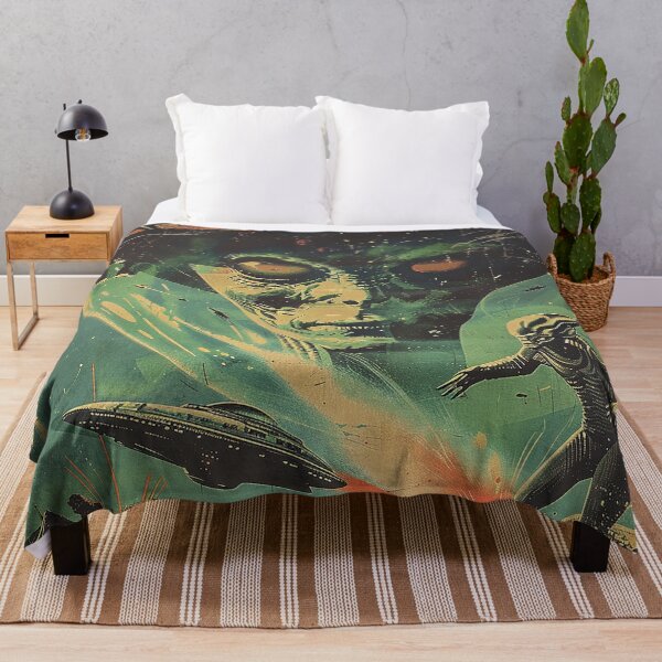 Item preview, Vintage Alien, Sci-Fi Art designed and sold by nomiraclehere.
