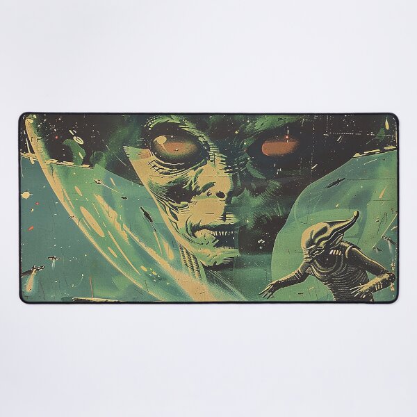 Item preview, Vintage Alien, Sci-Fi Art designed and sold by nomiraclehere.
