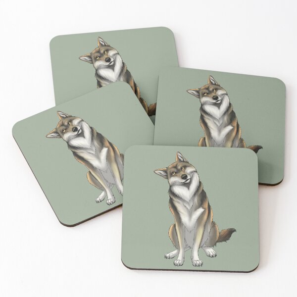 Item preview, Curious Wolf designed and sold by JeMiChi Art.