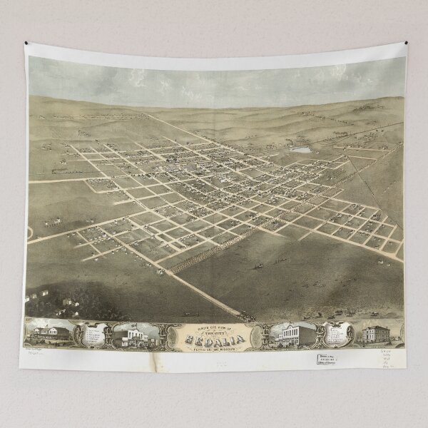 Item preview, Sedalia, Missouri (1869) designed and sold by allhistory.