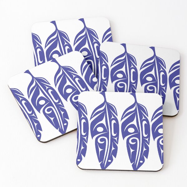 Item preview, Four Feathers (Purple) designed and sold by Lou-ann Neel.