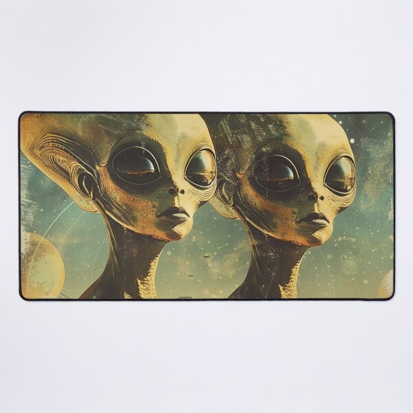 Item preview, Vintage Alien, Sci-Fi Art designed and sold by nomiraclehere.