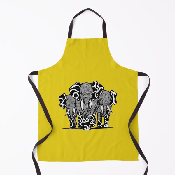 Item preview, three elephants black and white designed and sold by bukajart.