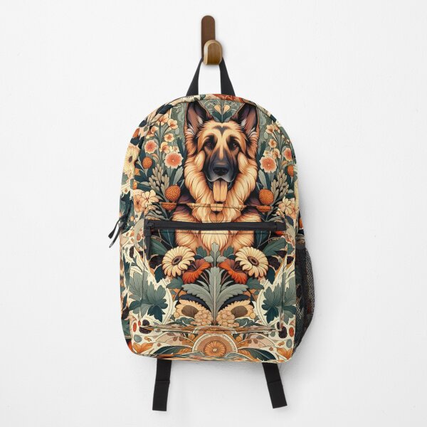 Item preview, German Shepard in floral design. designed and sold by Drew-Drew.