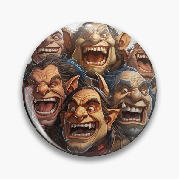 Item preview, Goblin Gang Giggles: Orcish Mockery designed and sold by GruumchsGoods.