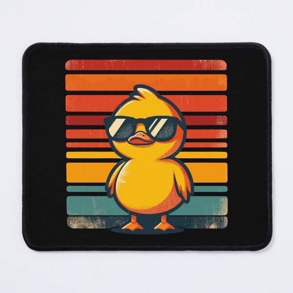 Item preview, Cool Retro Yellow Duck in Sunglasses 70s 80s 90s Funny Duck designed and sold by KsuAnn.