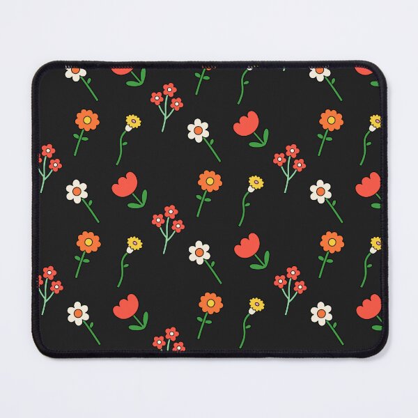 Item preview, Red White Yellow Orange Flowers Pack - Pattern designed and sold by PatternInArt.