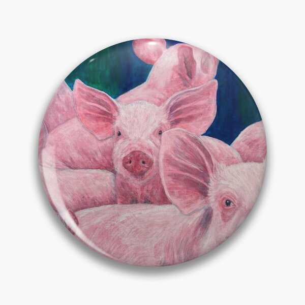 Item preview, Young piglets enjoying the morning air designed and sold by RutlandArt.